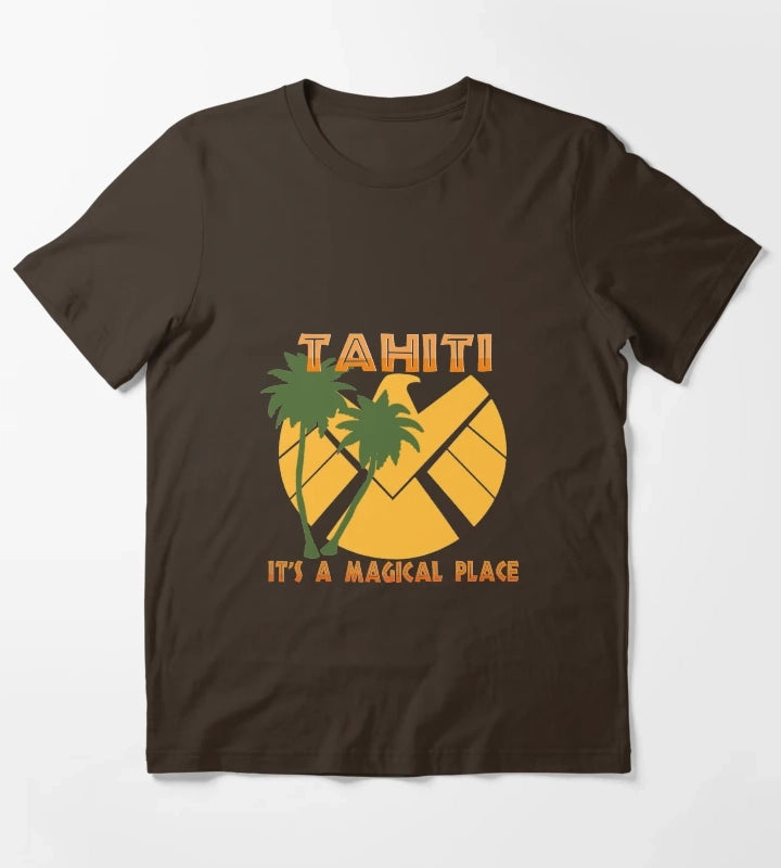 Tahiti Shield T-Shirt Brown