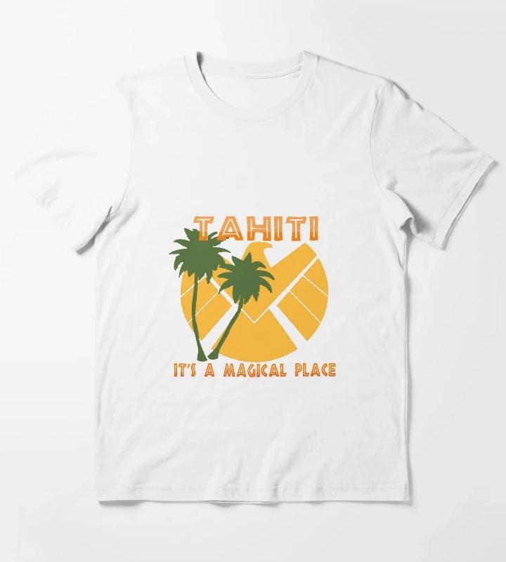 Tahiti Shield T-Shirt White