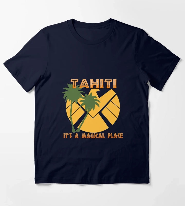 Tahiti Shield T-Shirt Navy