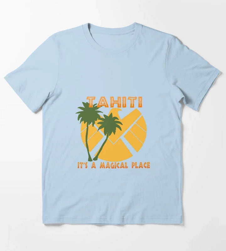 Tahiti Shield T-Shirt Sky Blue
