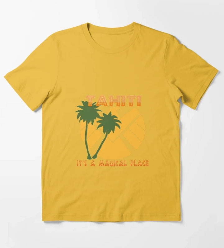 Tahiti Shield T-Shirt Yellow