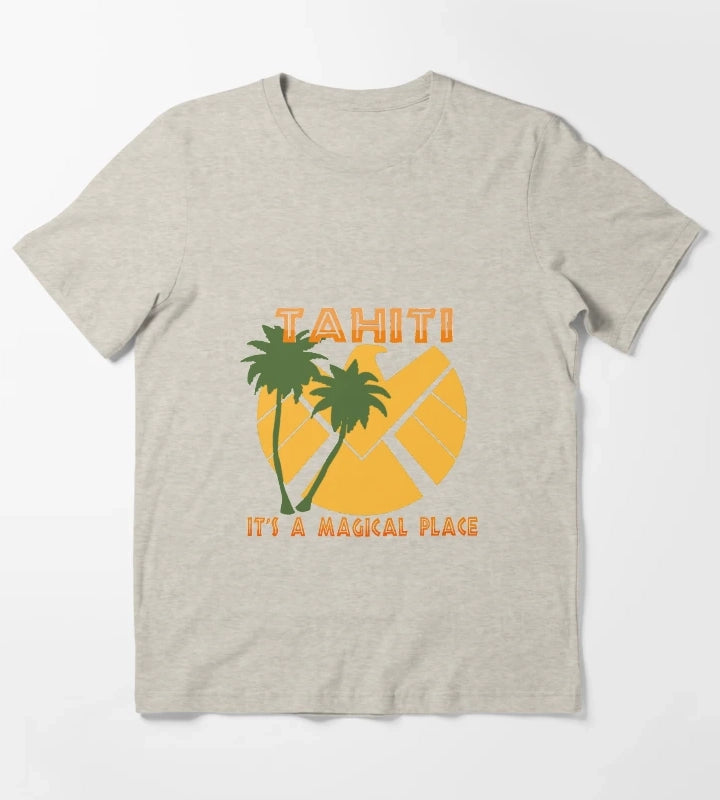 Tahiti Shield T-Shirt Cream