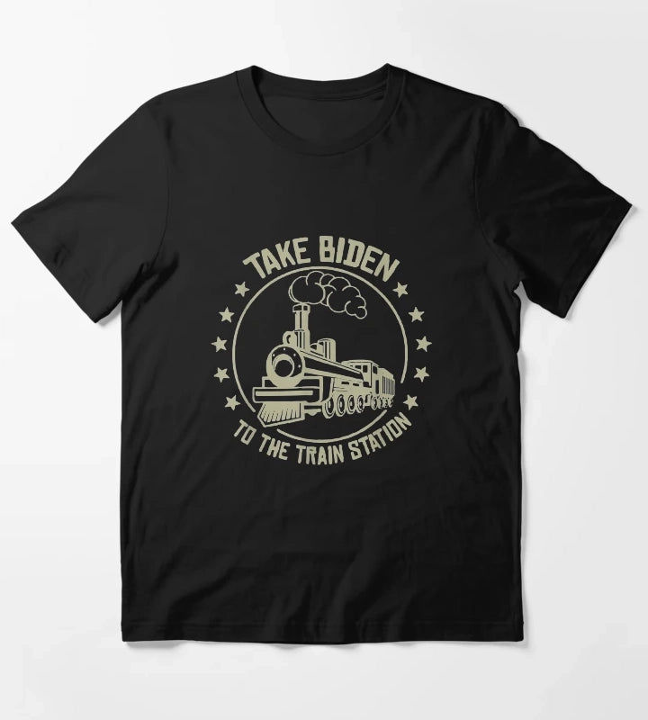 Take Biden To The Train Station Funny Yellowstone T-Shirt