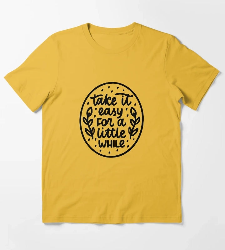 Take it easy T-Shirt Yellow