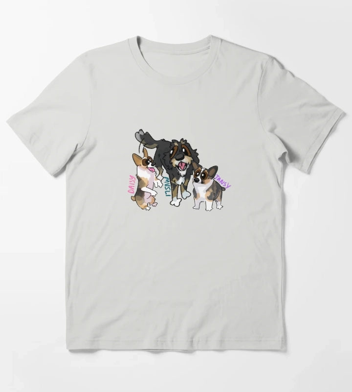 Tansy Daisy and Musli T-Shirt Light Grey
