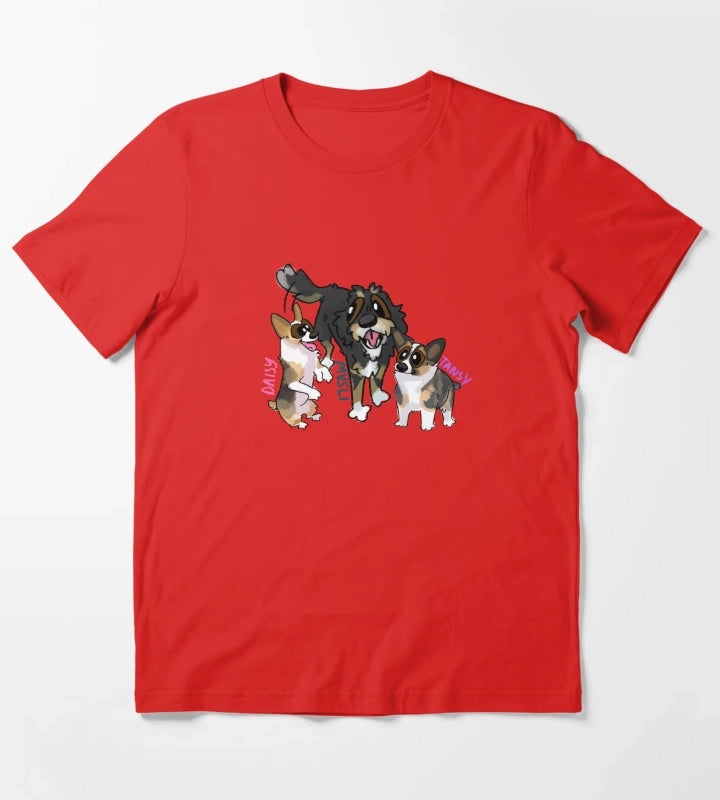 Tansy Daisy and Musli T-Shirt Red