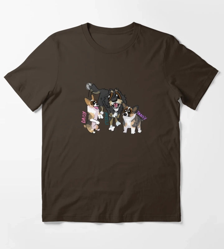 Tansy Daisy and Musli T-Shirt Brown