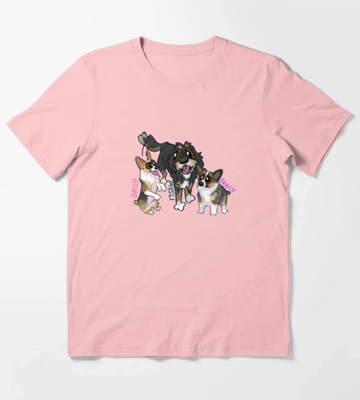 Tansy Daisy and Musli T-Shirt Dark Grey