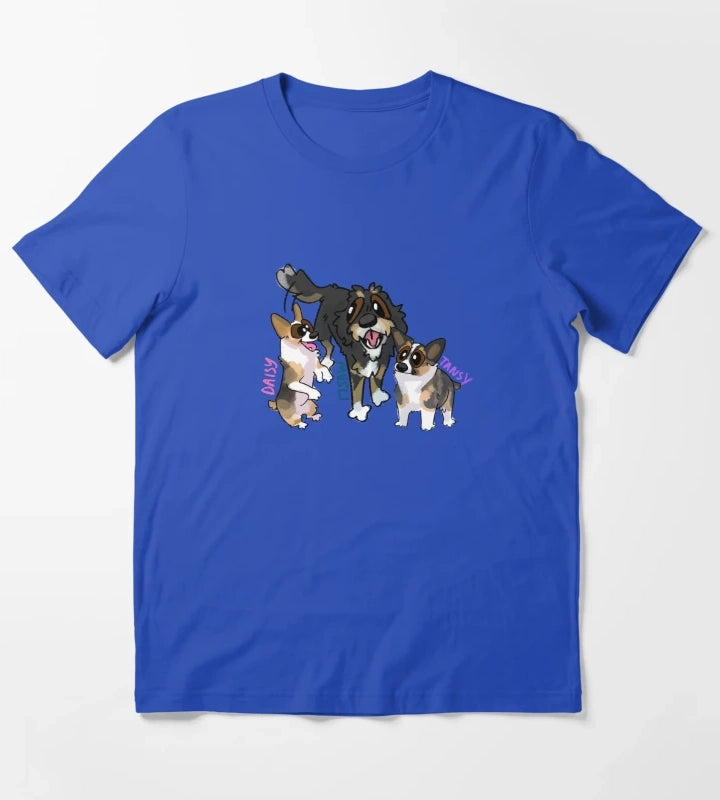Tansy Daisy and Musli T-Shirt Blue