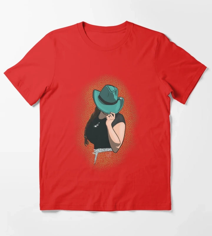 Teal Cowgirl T-Shirt Red