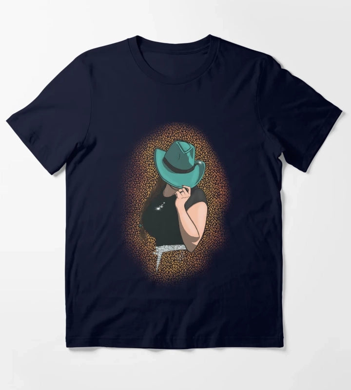 Teal Cowgirl T-Shirt Navy