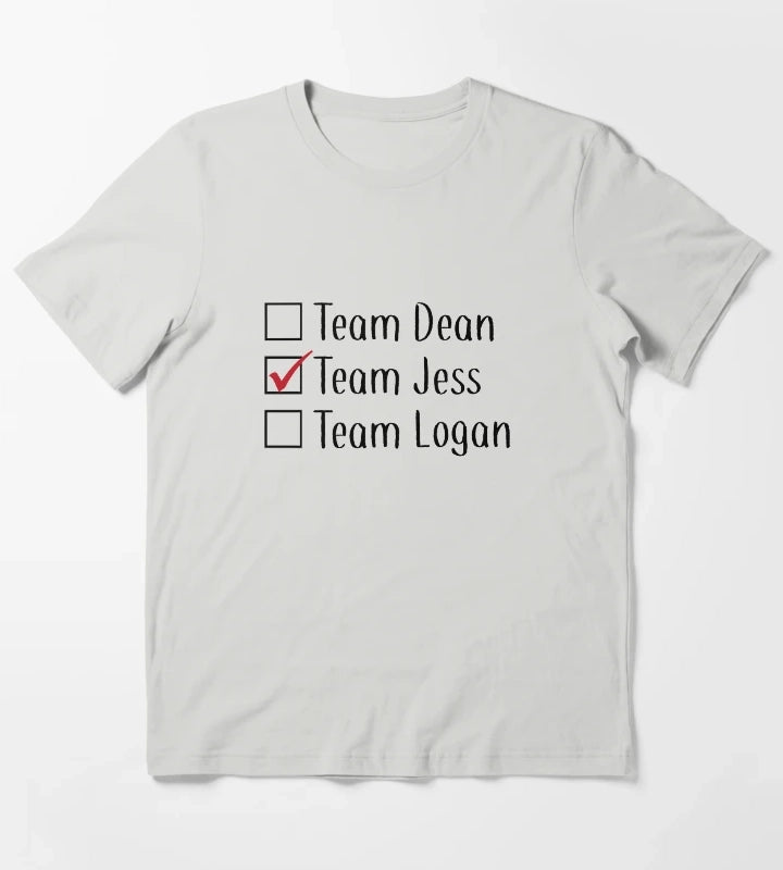 Team Jess T-Shirt Light Grey