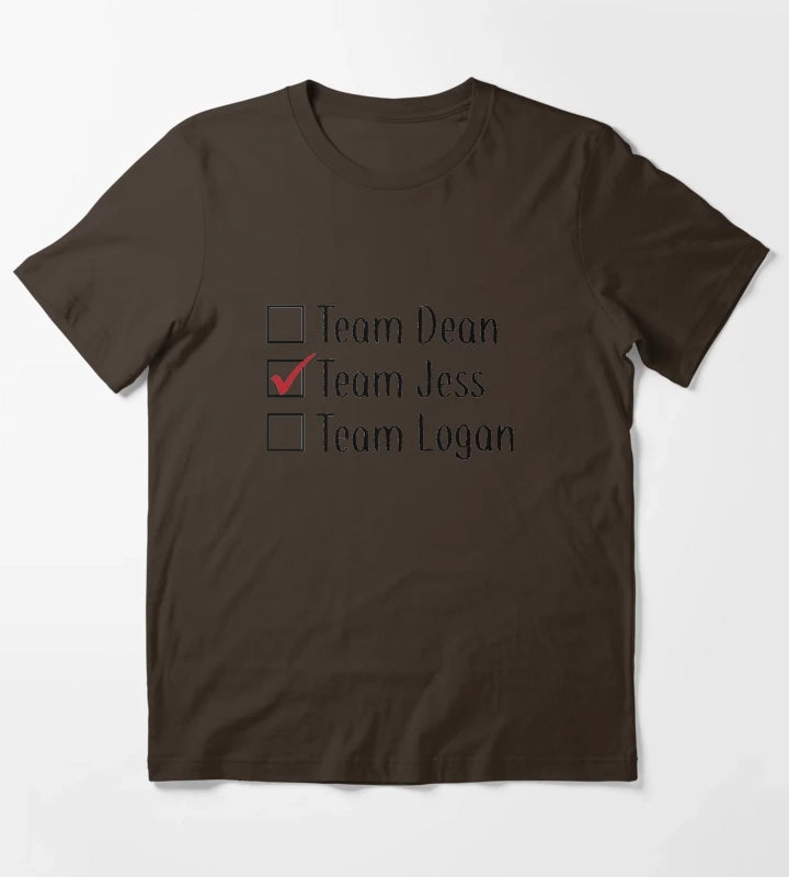 Team Jess T-Shirt Brown