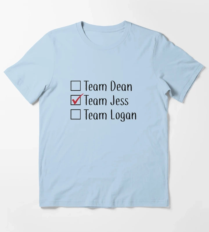 Team Jess T-Shirt Sky Blue