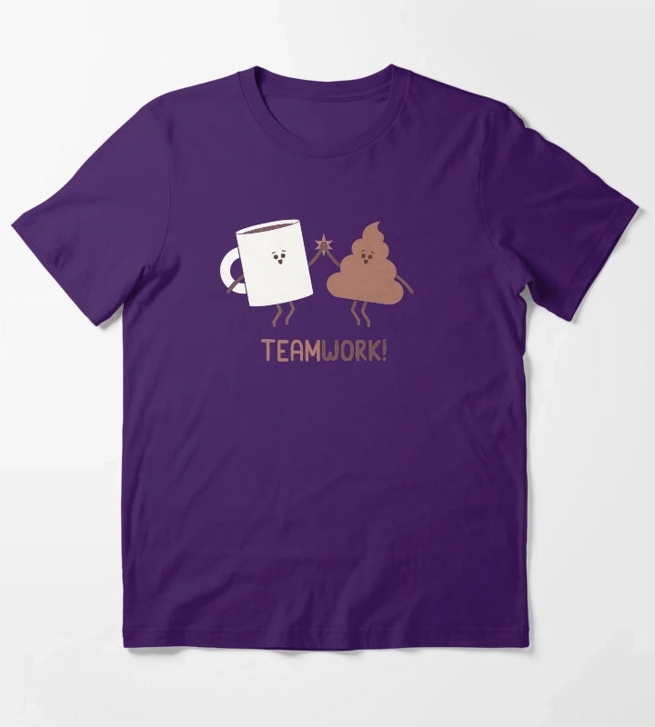Teamwork T-Shirt Purple