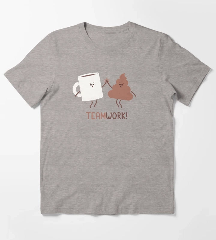 Teamwork T-Shirt Heather Grey