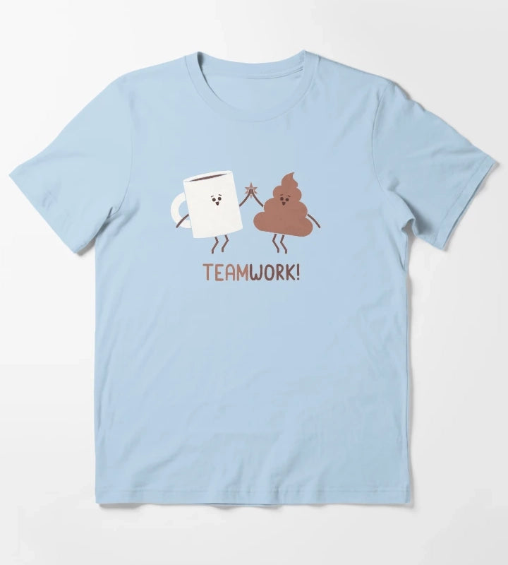 Teamwork T-Shirt Sky Blue