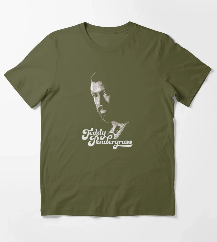 Teddy Pendergrass T-Shirt Olive Green