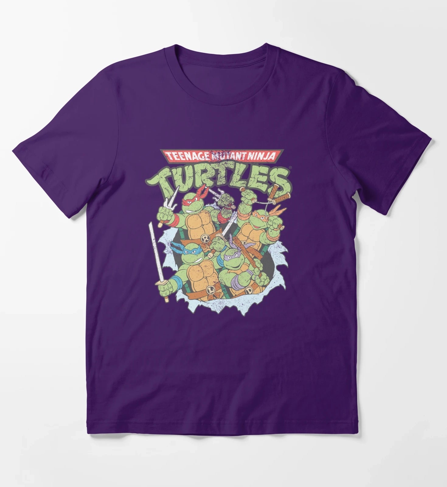 Teenage Mutant Ninja Turtles Breakthrough Group T-Shirt Purple