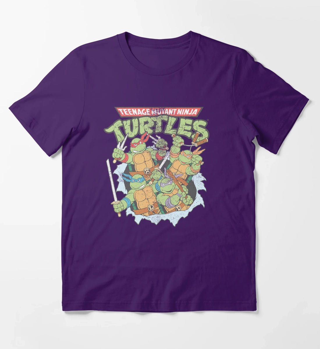 Teenage Mutant Ninja Turtles Breakthrough Group T-Shirt Purple