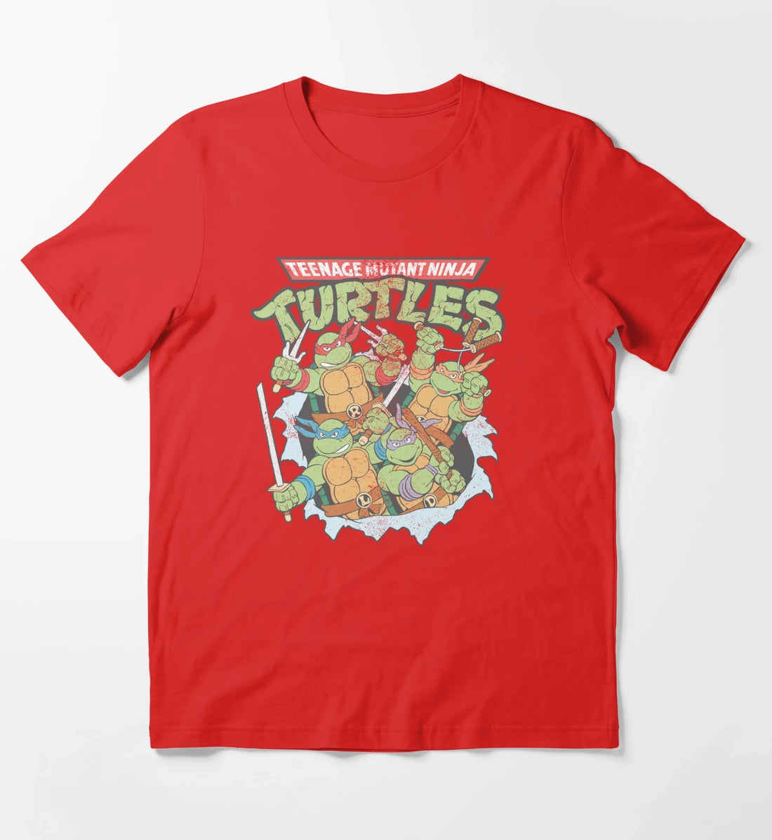 Teenage Mutant Ninja Turtles Breakthrough Group T-Shirt Red