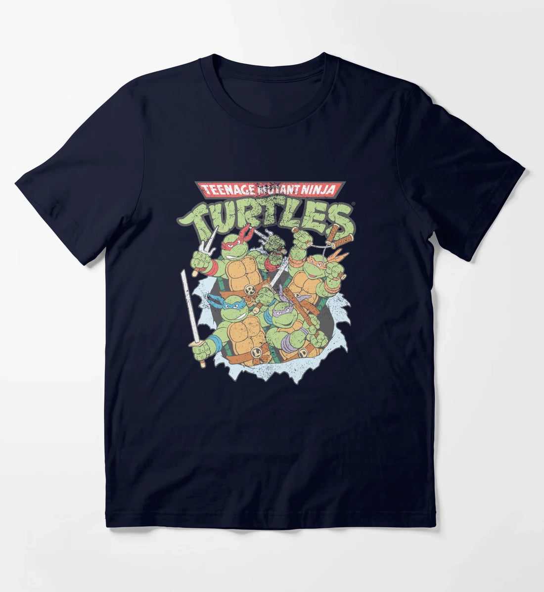 Teenage Mutant Ninja Turtles Breakthrough Group T-Shirt Navy