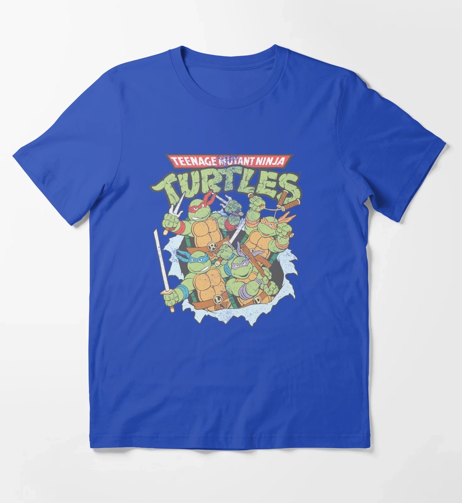 Teenage Mutant Ninja Turtles Breakthrough Group T-Shirt Blue