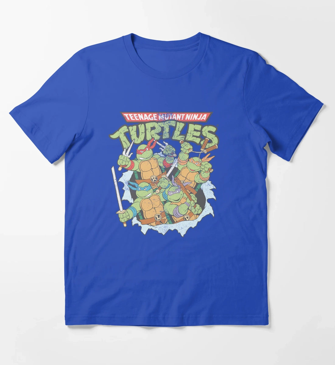 Teenage Mutant Ninja Turtles Breakthrough Group T-Shirt Blue