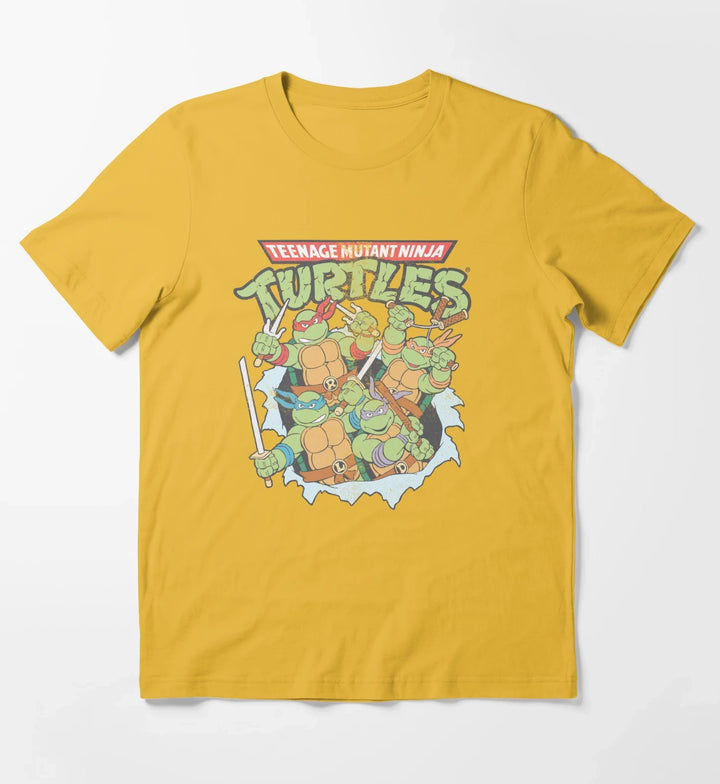 Teenage Mutant Ninja Turtles Breakthrough Group T-Shirt Yellow