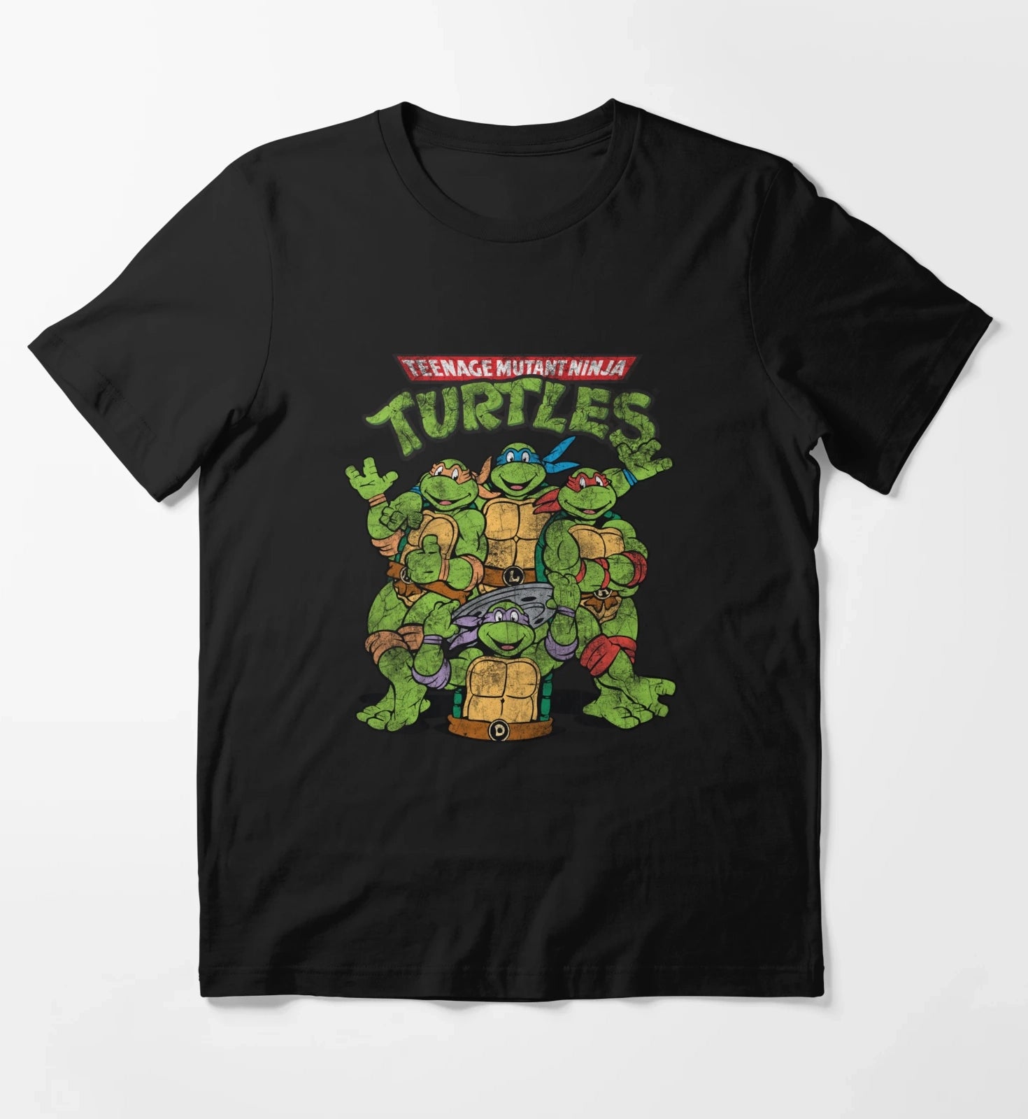 Teenage Mutant Ninja Turtles Classic Retro Logo T-Shirt
