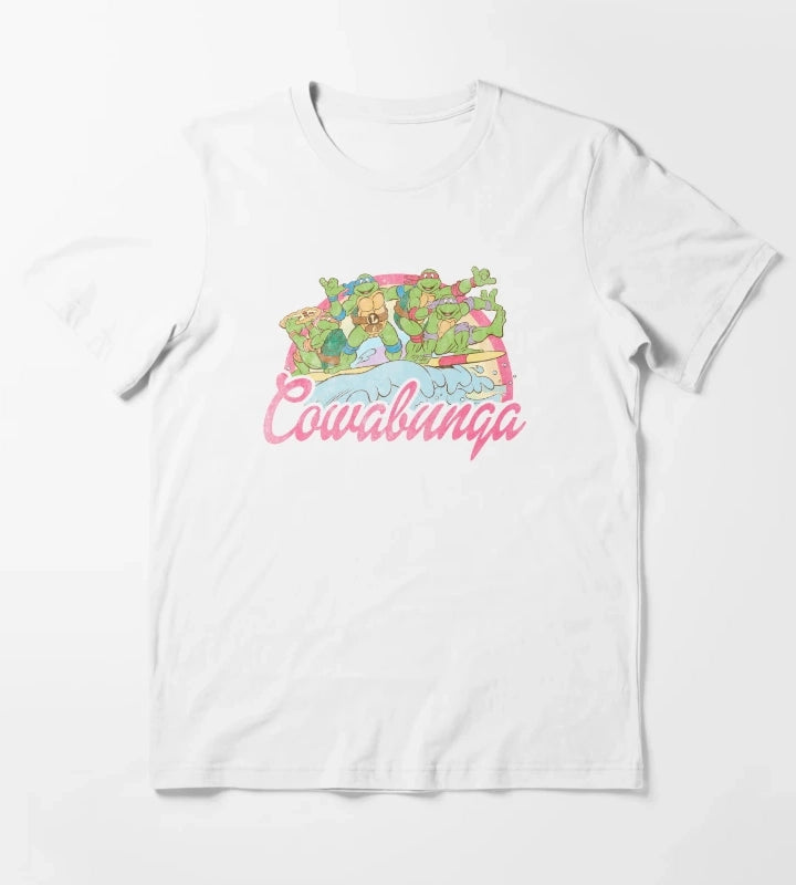 Teenage Mutant Ninja Turtles Cowabunga Surf T-Shirt White
