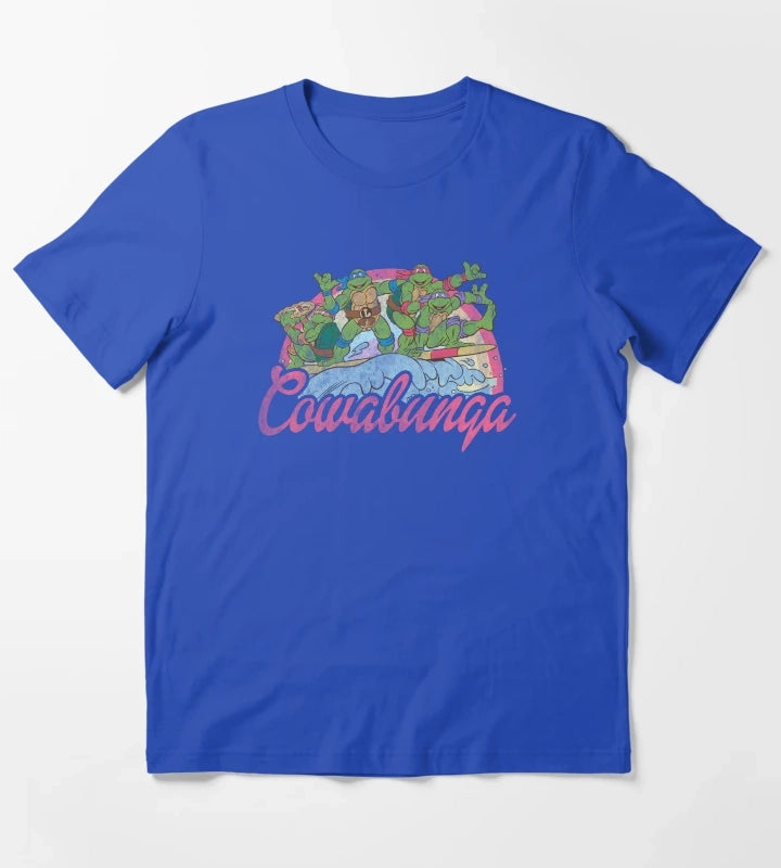 Teenage Mutant Ninja Turtles Cowabunga Surf T-Shirt Blue