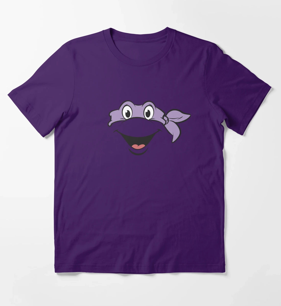 Teenage Mutant Ninja Turtles Donatello Big Face Costume T-Shirt Purple