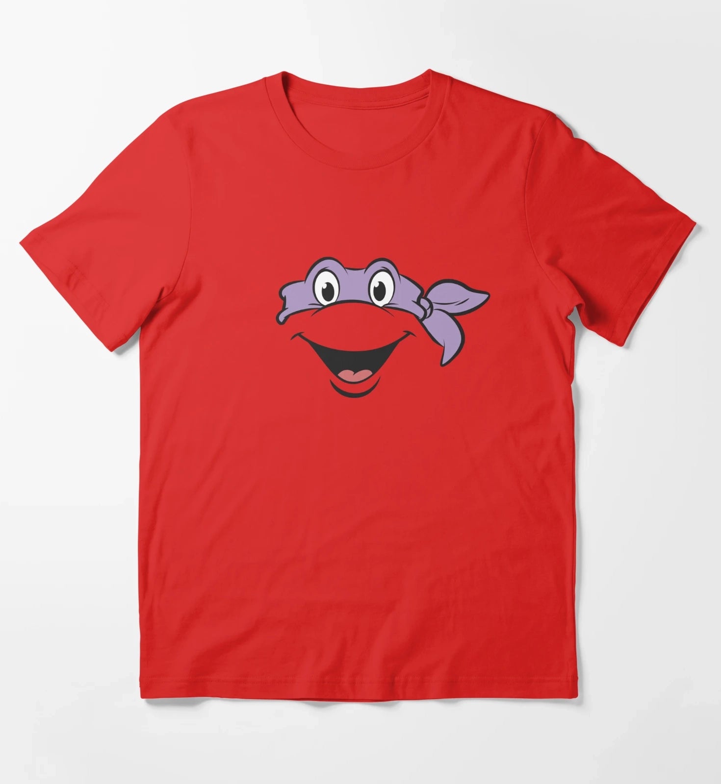 Teenage Mutant Ninja Turtles Donatello Big Face Costume T-Shirt Red