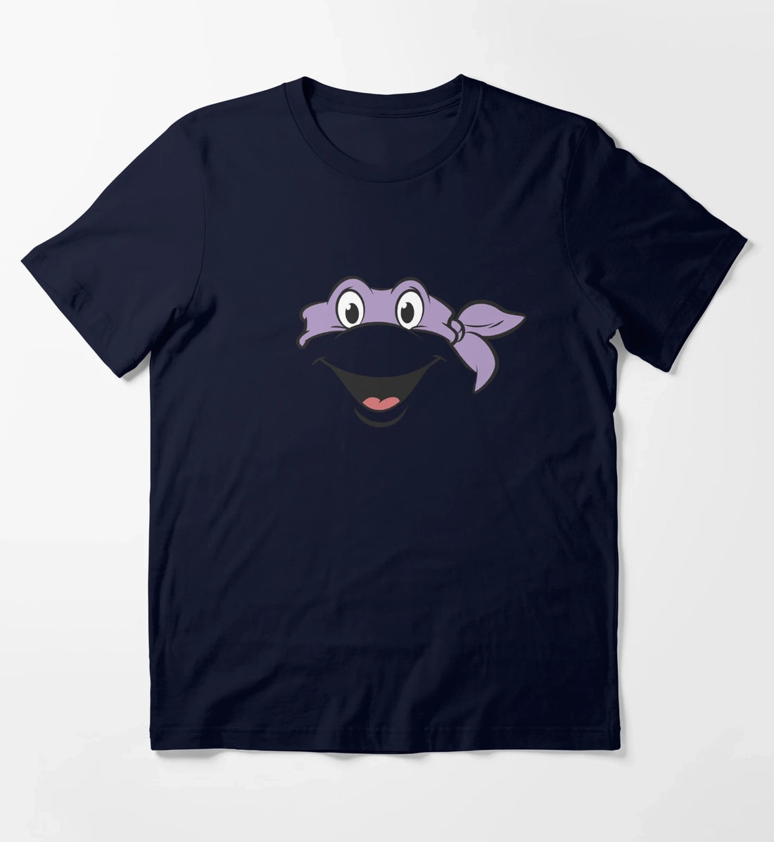 Teenage Mutant Ninja Turtles Donatello Big Face Costume T-Shirt Navy