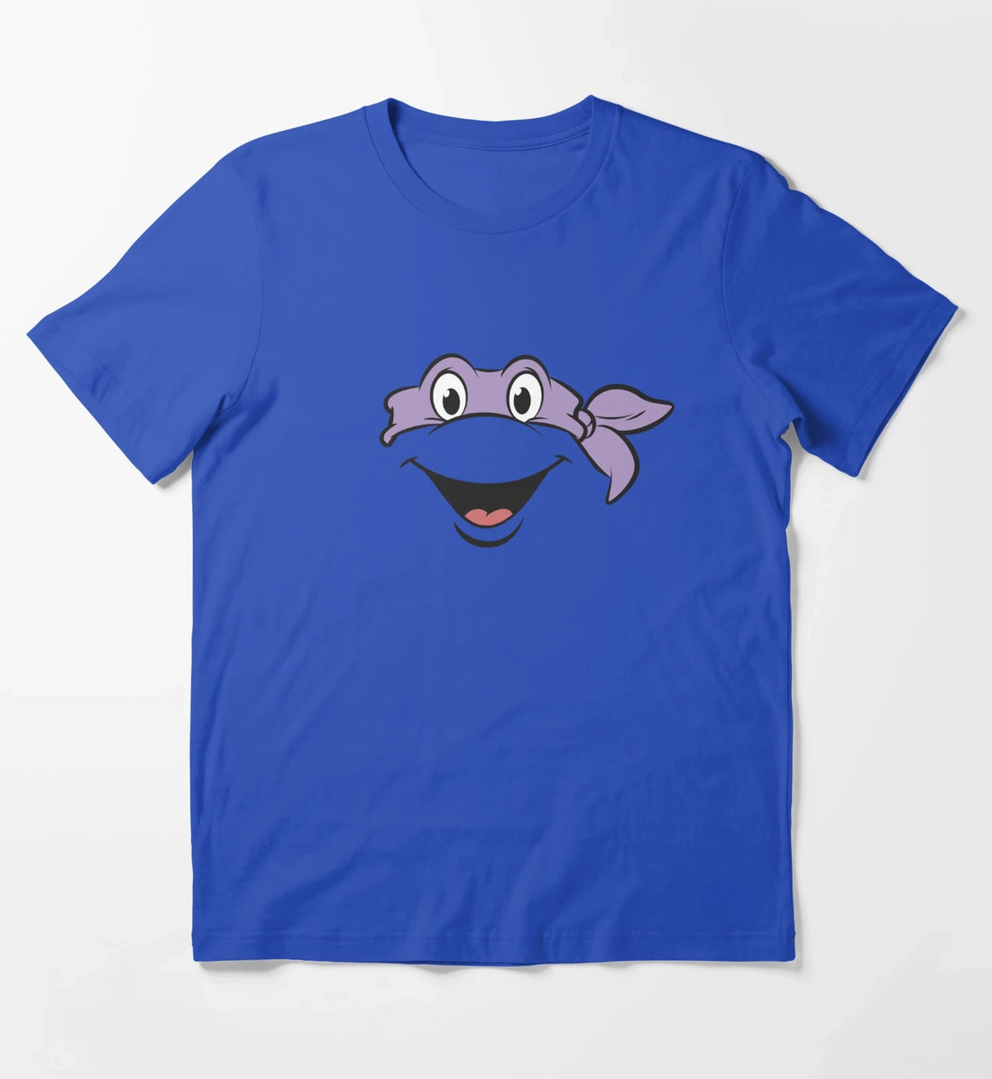 Teenage Mutant Ninja Turtles Donatello Big Face Costume T-Shirt Blue