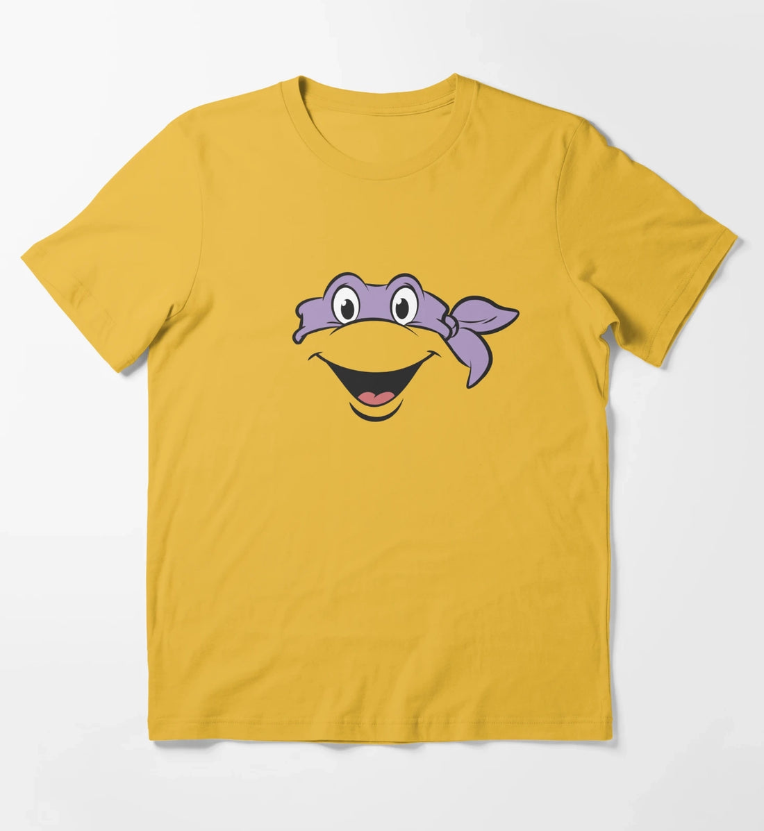 Teenage Mutant Ninja Turtles Donatello Big Face Costume T-Shirt Yellow