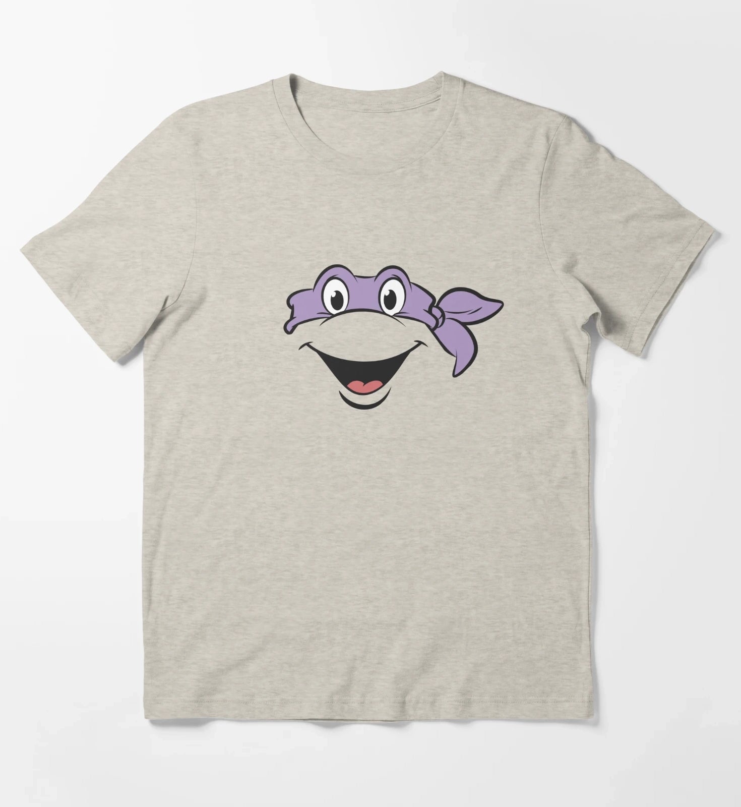Teenage Mutant Ninja Turtles Donatello Big Face Costume T-Shirt Cream