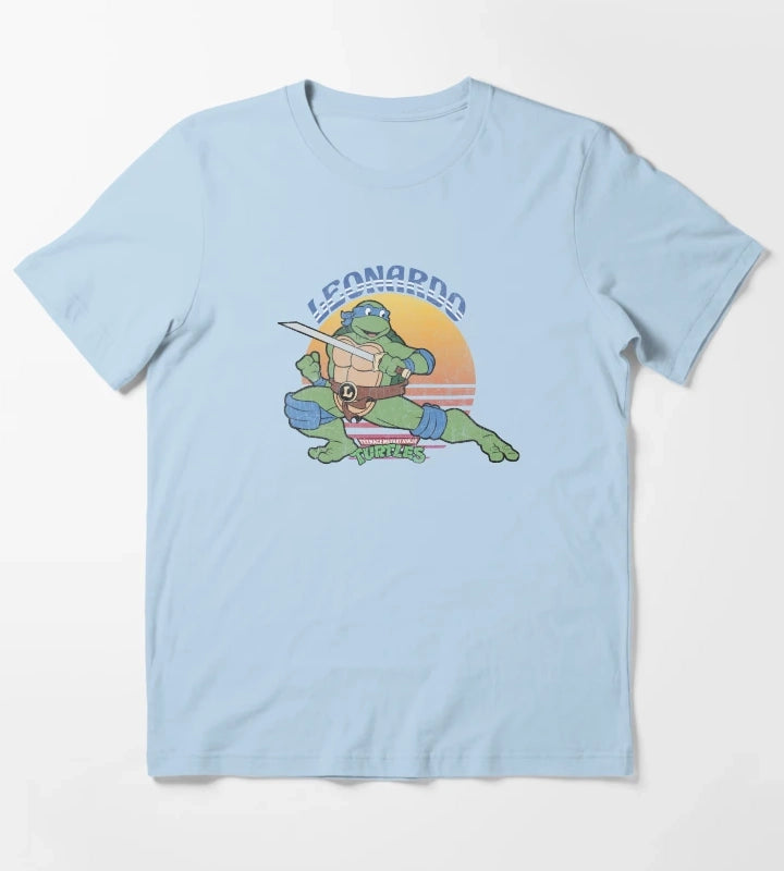 Teenage Mutant Ninja Turtles Leonardo Sun T-Shirt Sky Blue