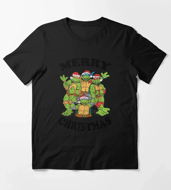 Teenage Mutant Ninja Turtles Merry Christmas Group T-Shirt