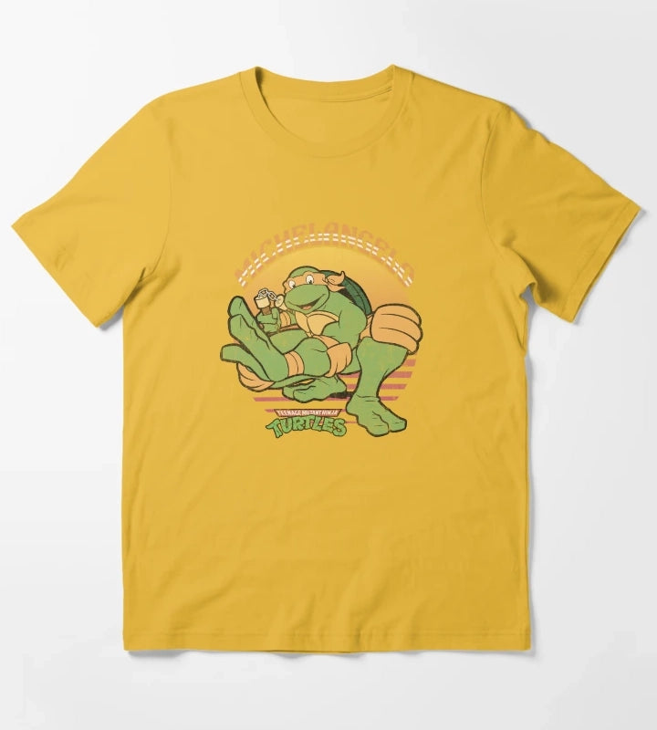 Teenage Mutant Ninja Turtles Michelangelo Sun T-Shirt Yellow