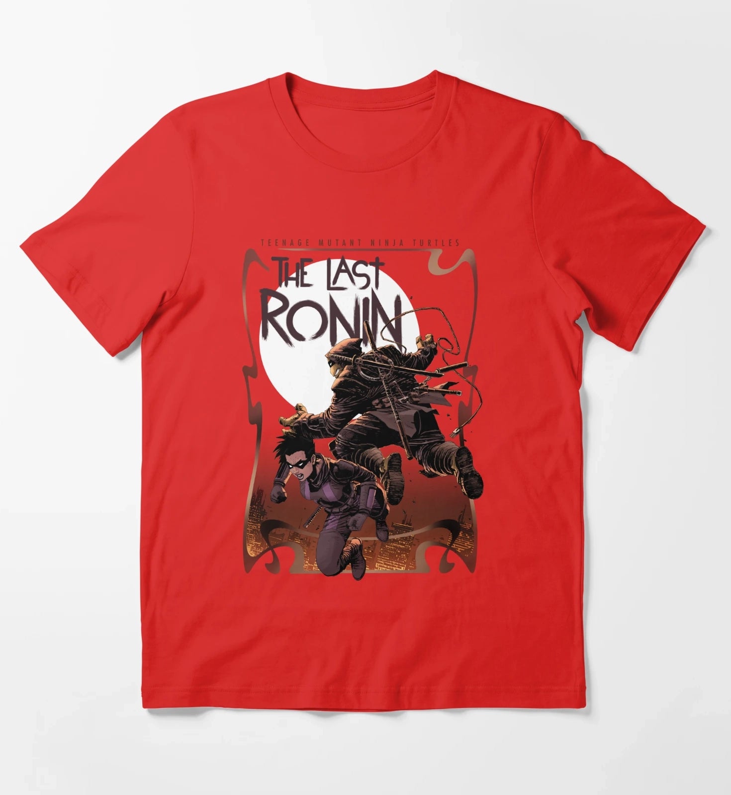 Teenage Mutant Ninja Turtles Mickey And Casey Poster T-Shirt Red