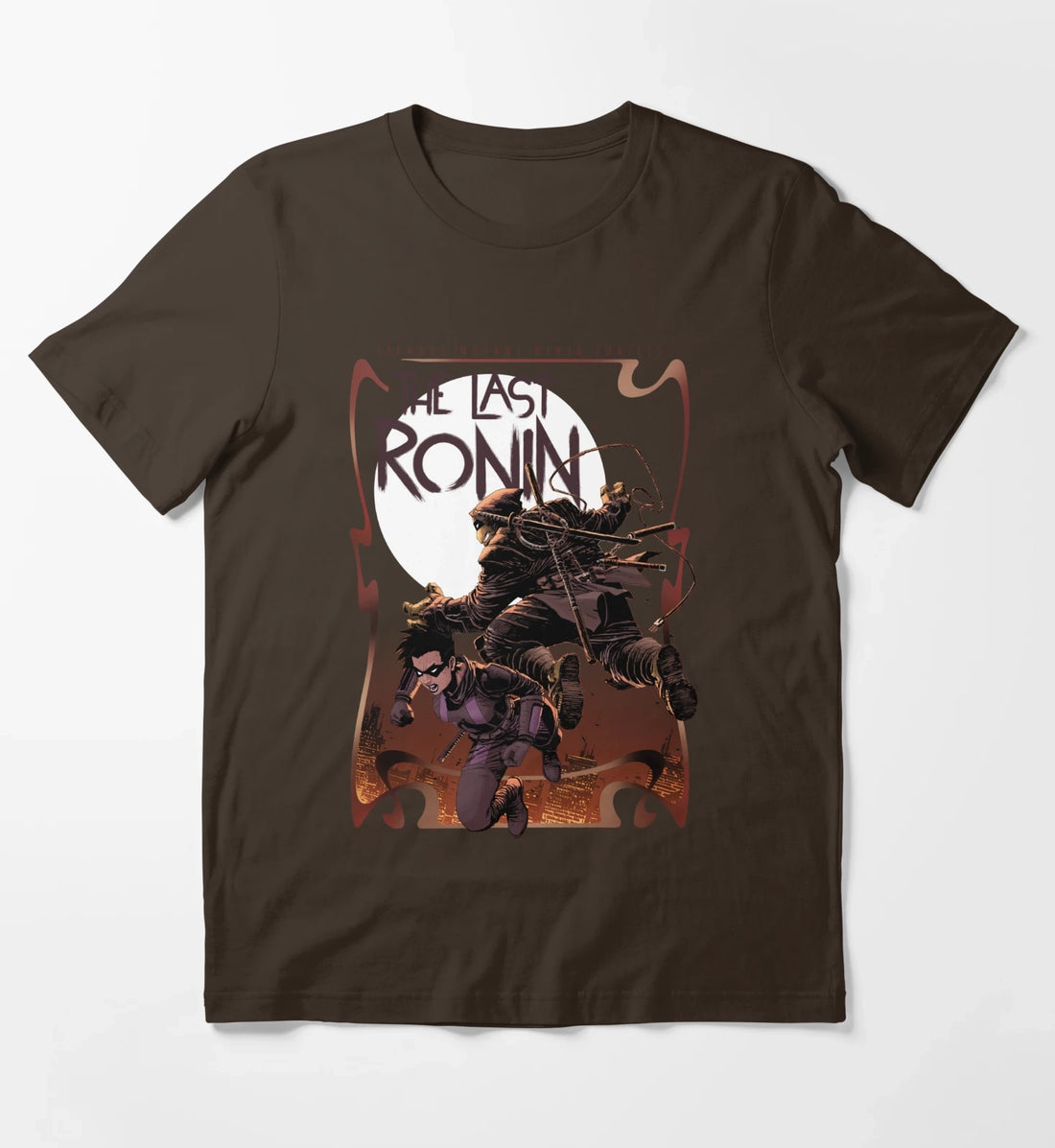 Teenage Mutant Ninja Turtles Mickey And Casey Poster T-Shirt Brown