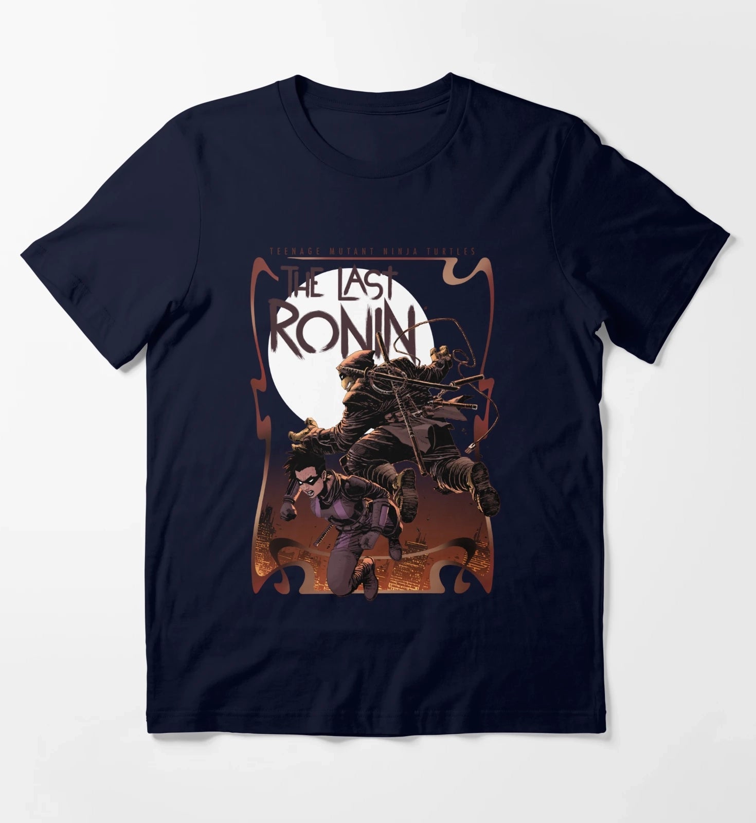 Teenage Mutant Ninja Turtles Mickey And Casey Poster T-Shirt Navy