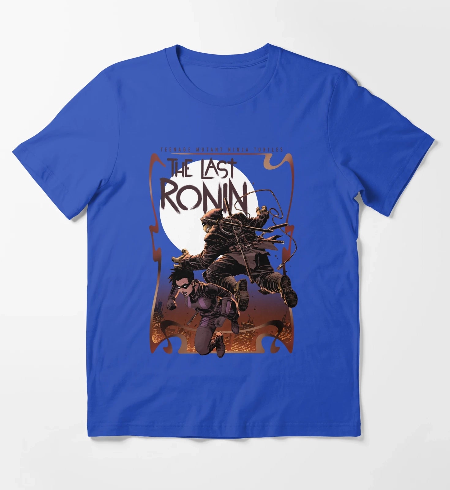 Teenage Mutant Ninja Turtles Mickey And Casey Poster T-Shirt Blue