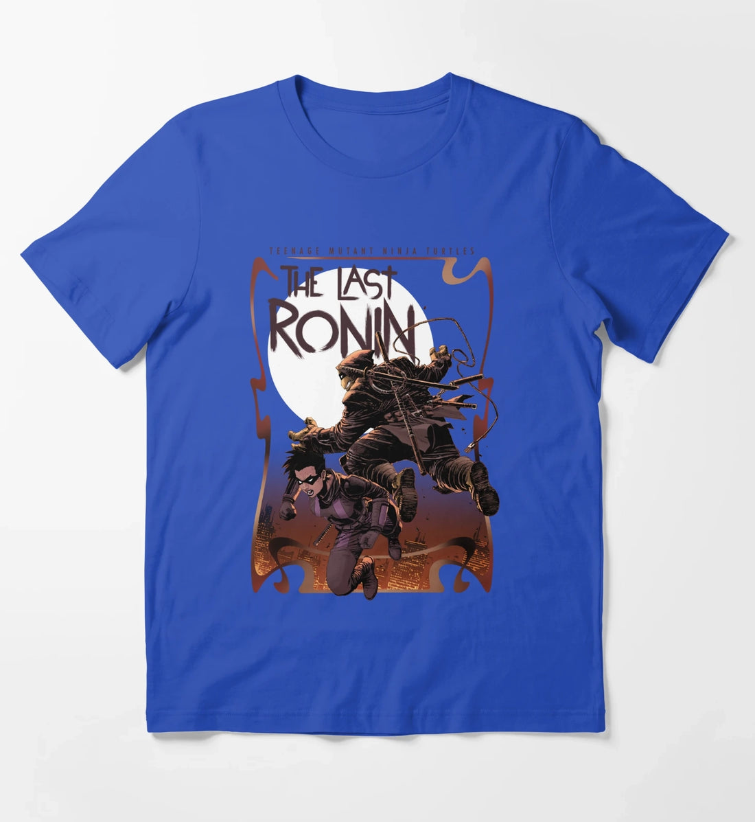 Teenage Mutant Ninja Turtles Mickey And Casey Poster T-Shirt Blue