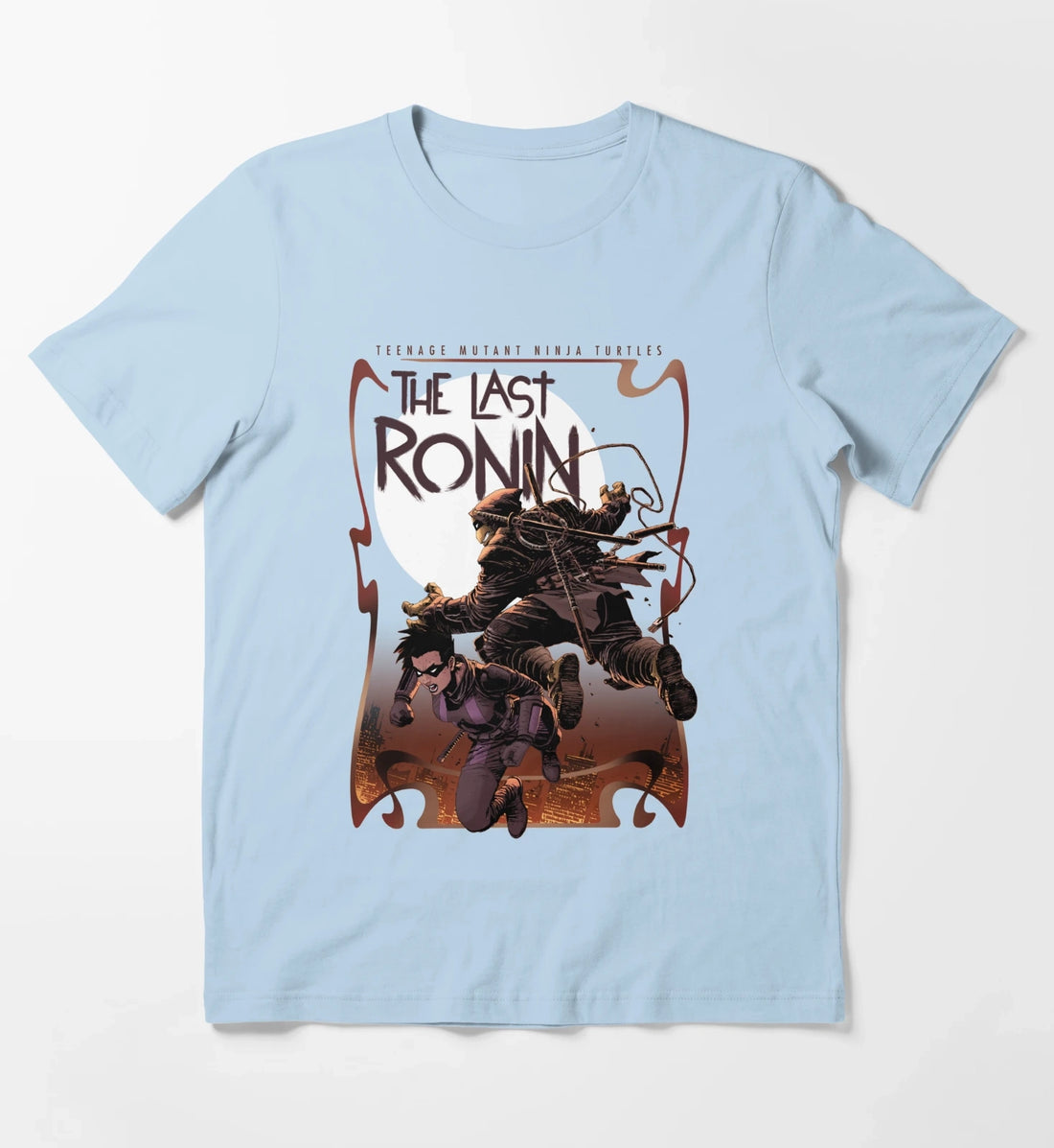 Teenage Mutant Ninja Turtles Mickey And Casey Poster T-Shirt Sky Blue