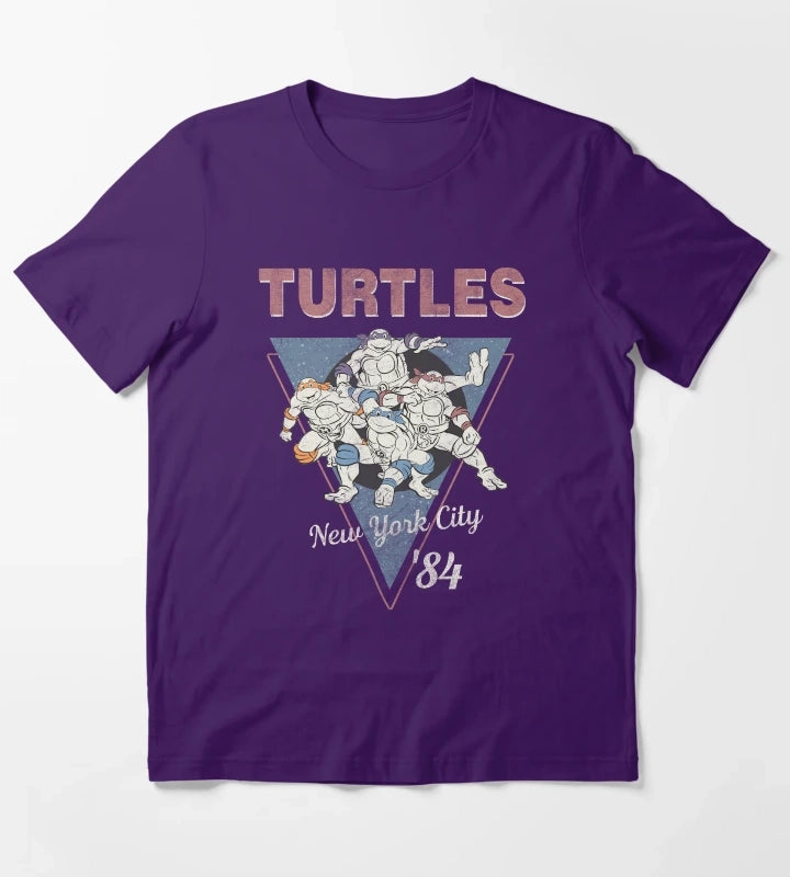 Teenage Mutant Ninja Turtles New York 84 V2 T-Shirt Purple