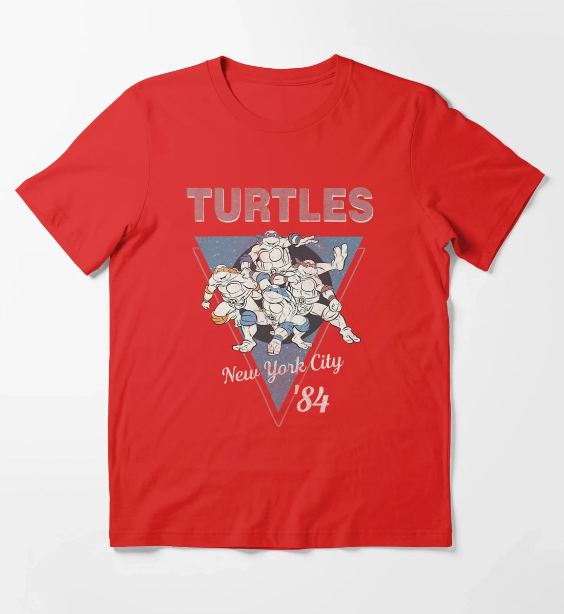 Teenage Mutant Ninja Turtles New York 84 V2 T-Shirt Red