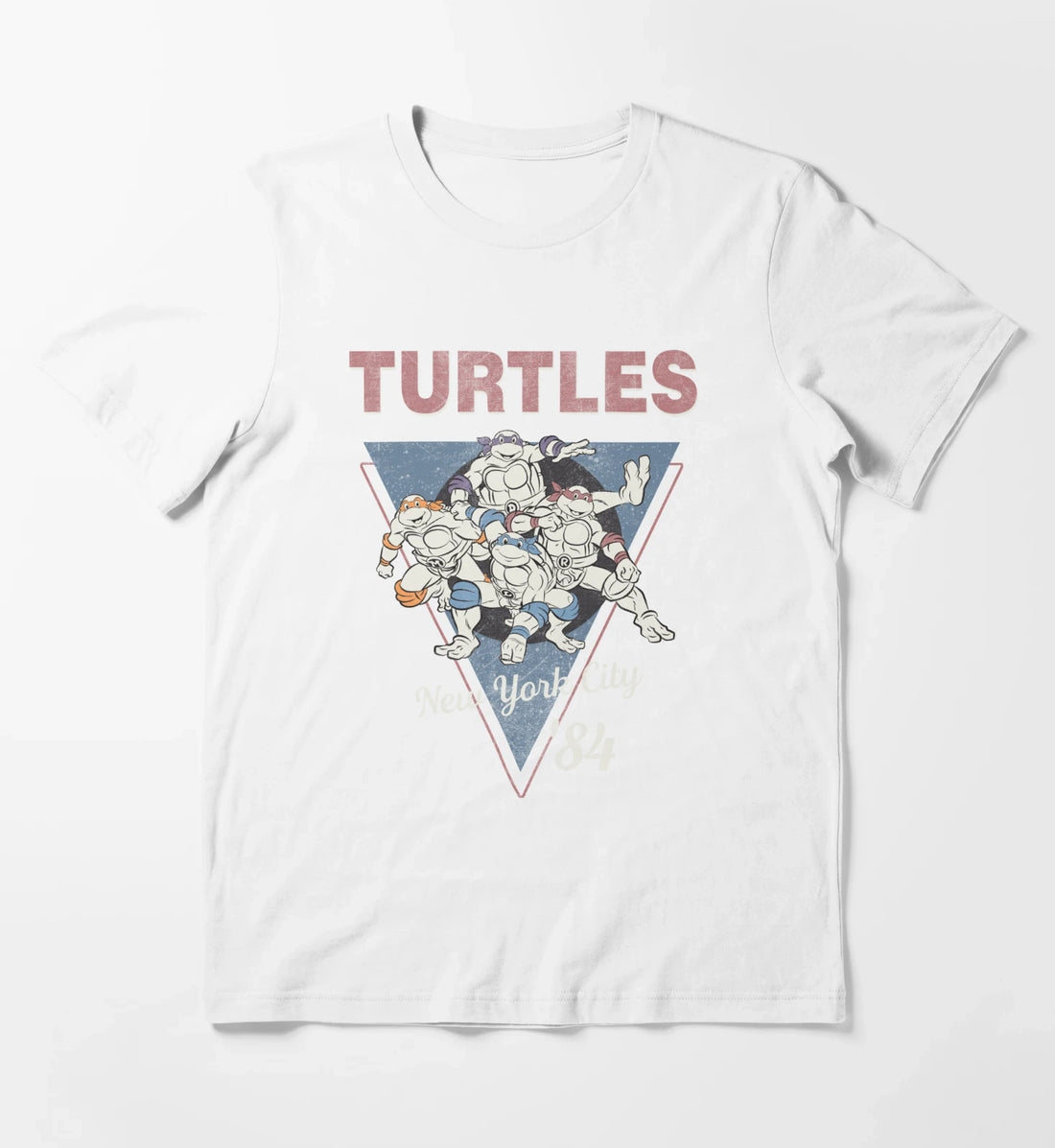 Teenage Mutant Ninja Turtles New York 84 V2 T-Shirt White